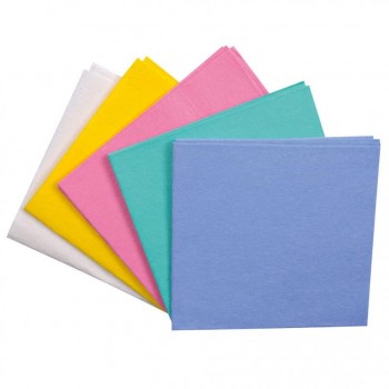 Multifunctioneel poetsdoeken, geassorteerde kleuren ( 50 stuks)