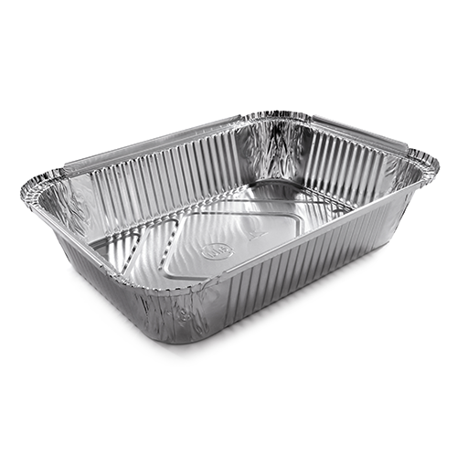 Ramequin Aluminium avec couvercle carton 2000ml