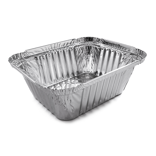 Ramequin Aluminium avec couvercle carton 500ml