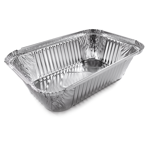 Ramequin Aluminium avec couvercle carton 940ml