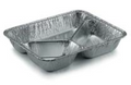 Ramequin Aluminium 3 compartiments avec couvercle aluminium