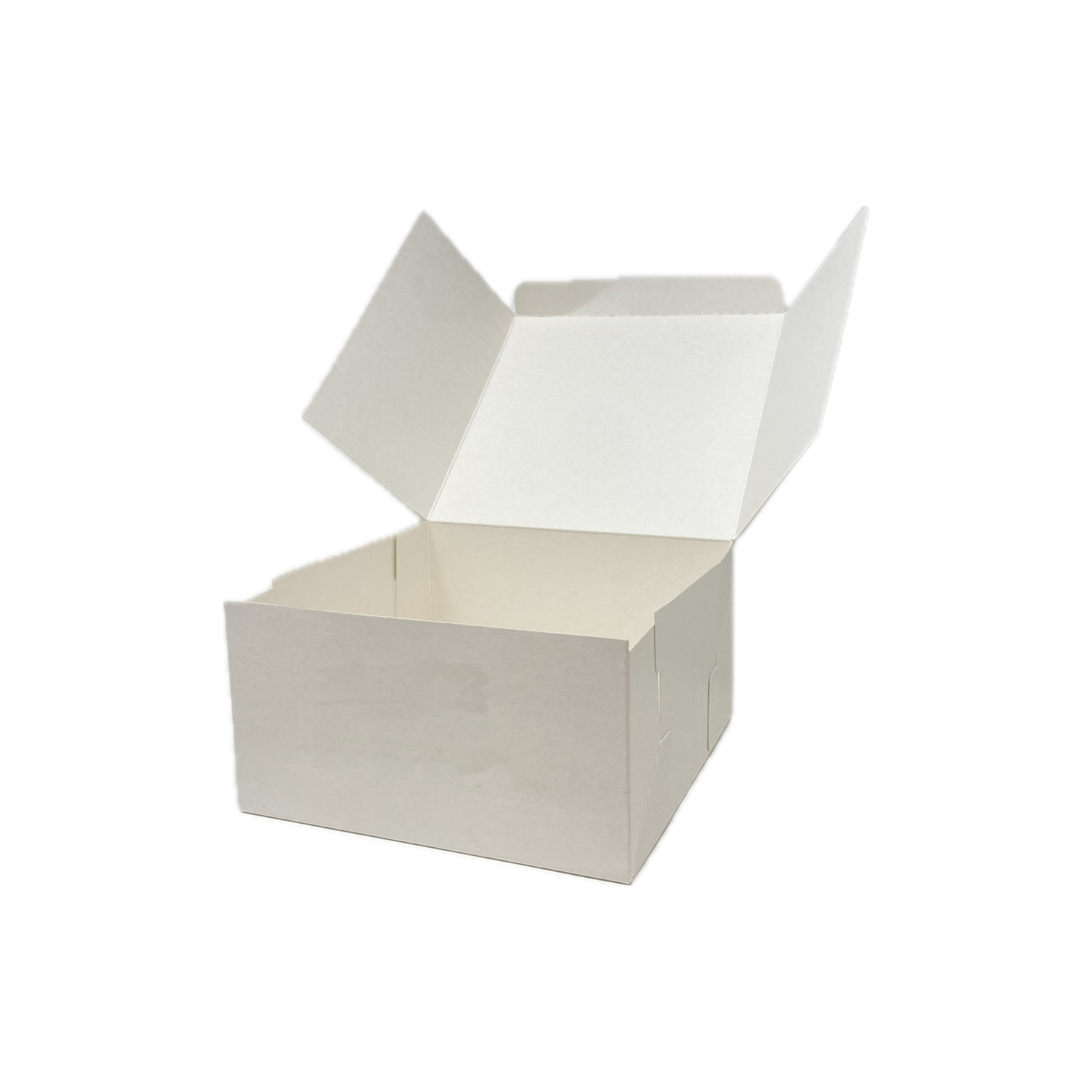 Boîtes pour pâtisseries blanches 15x15x8cm