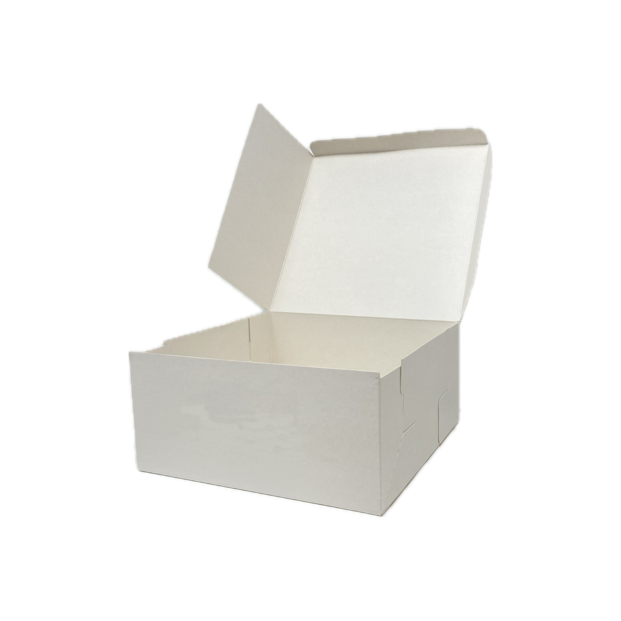 Boîtes pour pâtisseries blanches 17x17x8cm