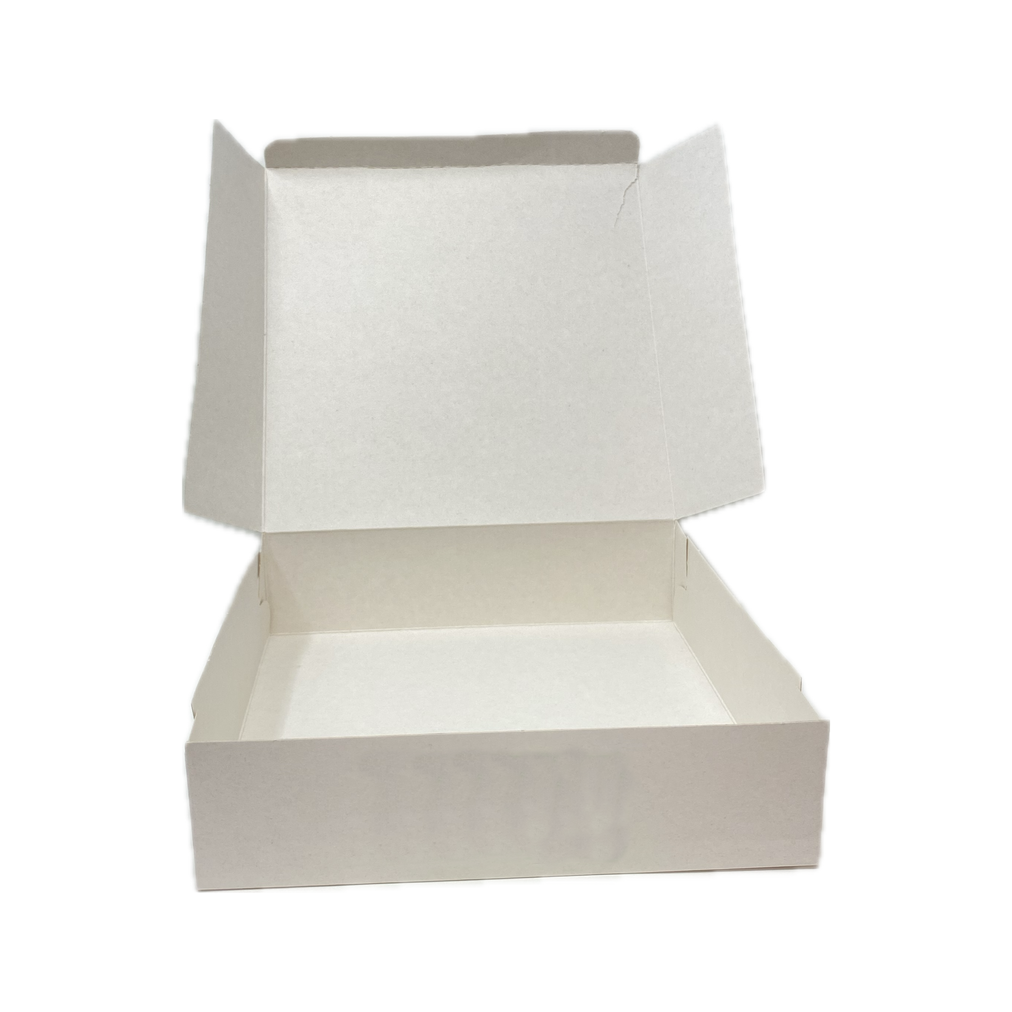 Boîtes pour pâtisseries blanches 19x19x5cm