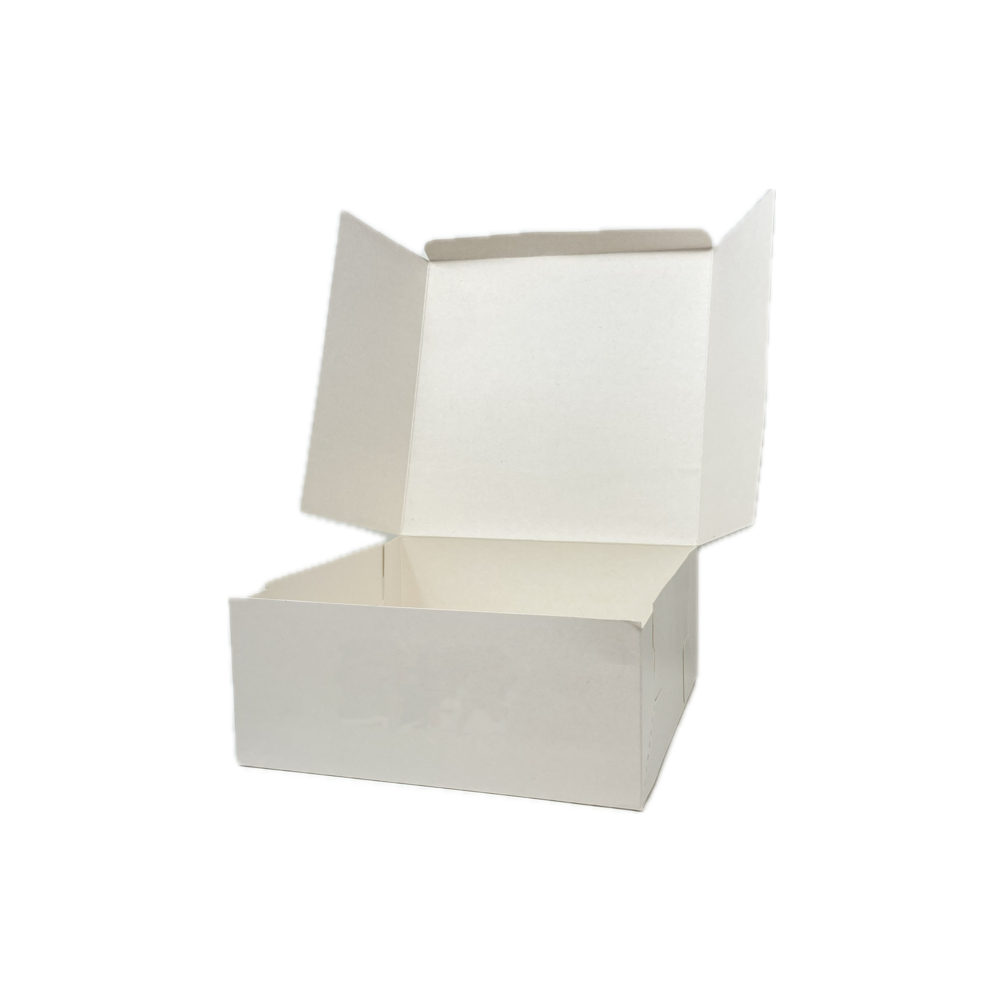 Boîtes pour pâtisseries blanches 19x19x8cm