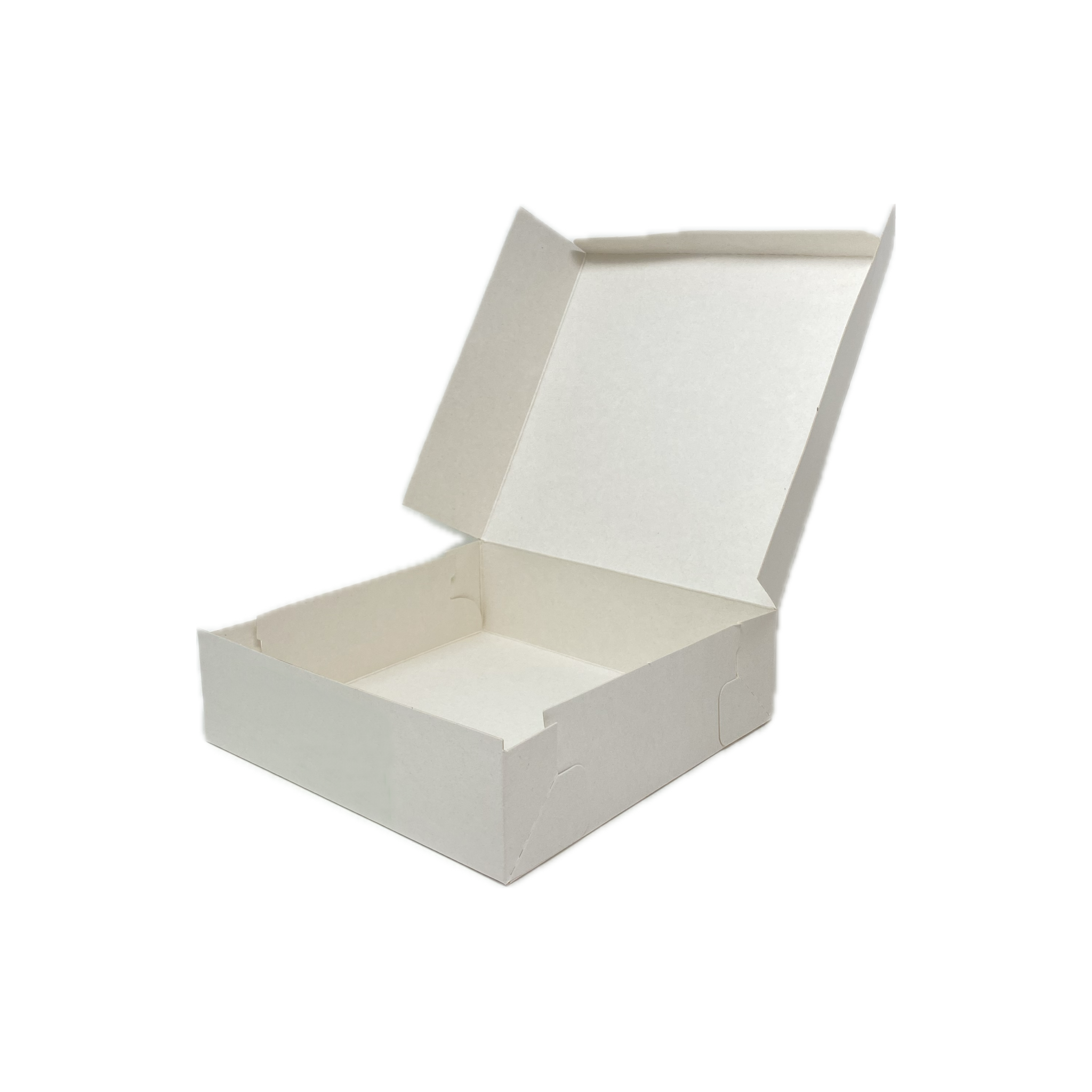 Boîtes pour pâtisseries blanches 17x17x5cm