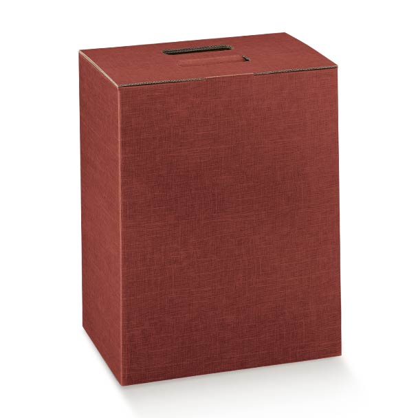 Boites portables 6 bouteilles bordeaux