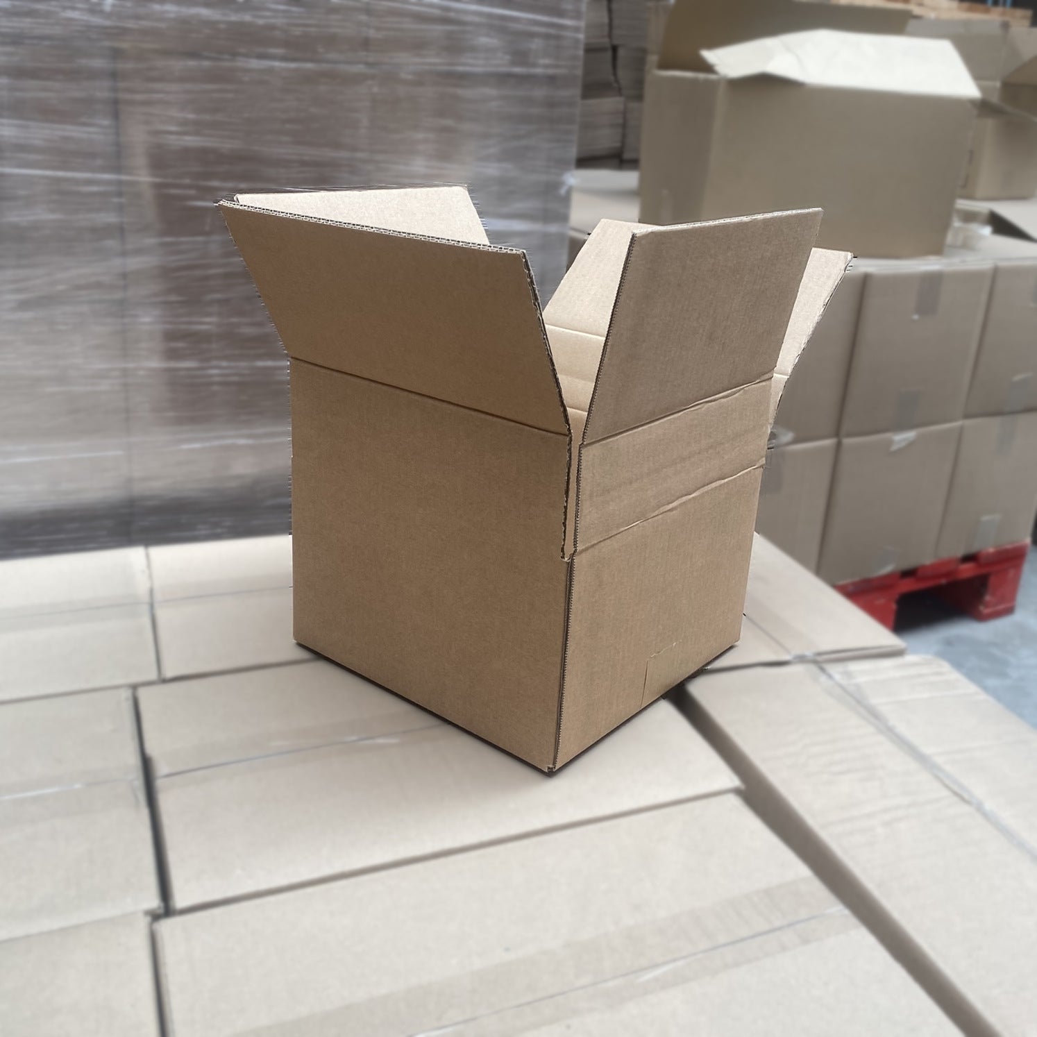 Boite double cannelure 270x270x170-290 hauteur variable