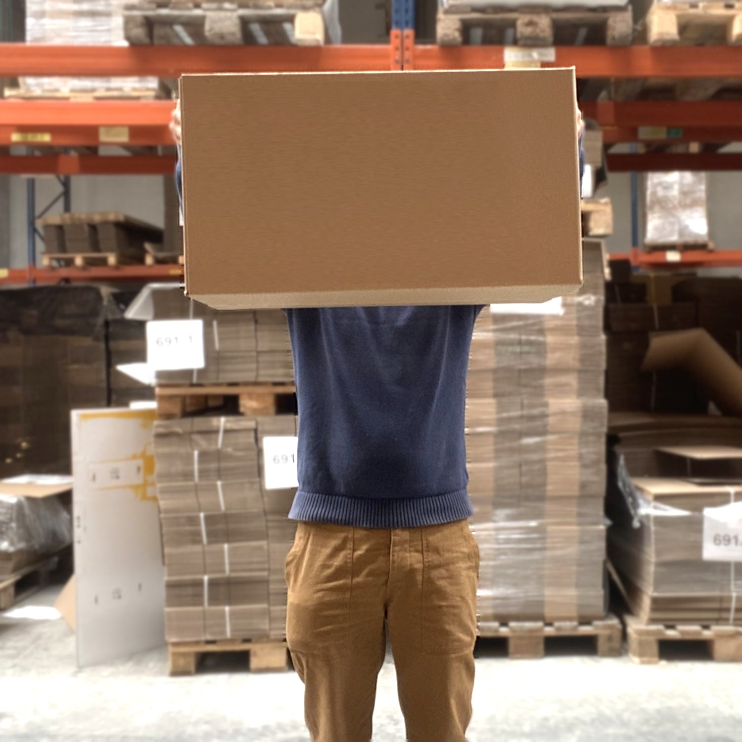 Boite double cannelure 600 x 400 x 320 mm