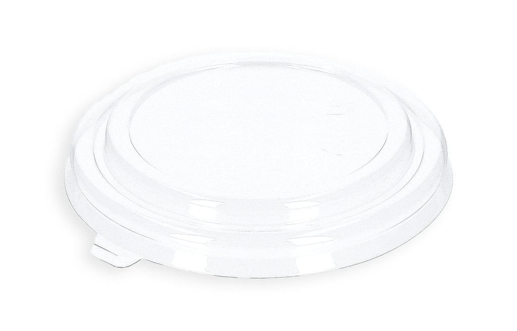 Pots en kraft 200ml avec couvercles transparent