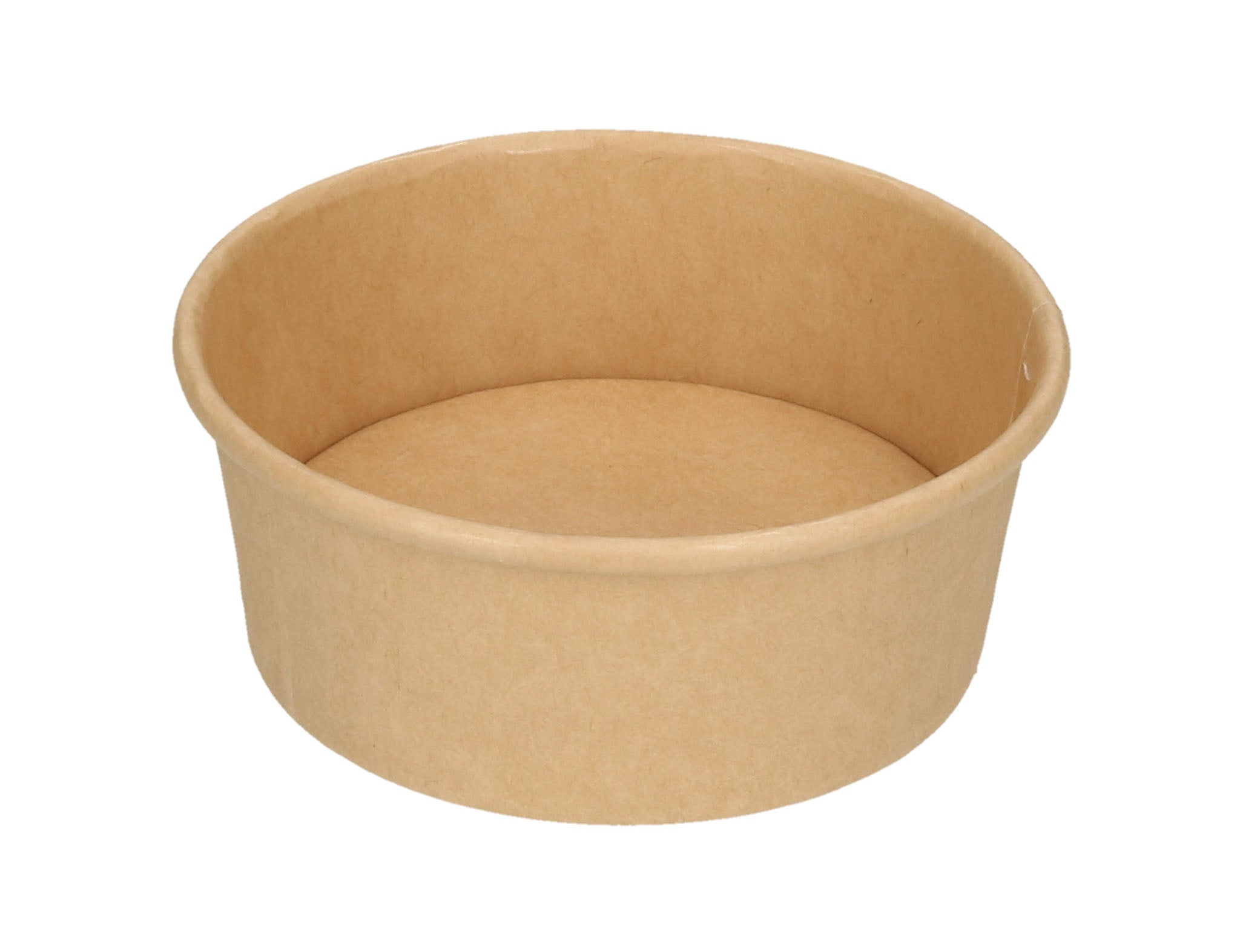 Pots en kraft 200ml avec couvercles transparent