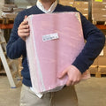 Papier duplex 33x40cm vichy rose 10Kg
