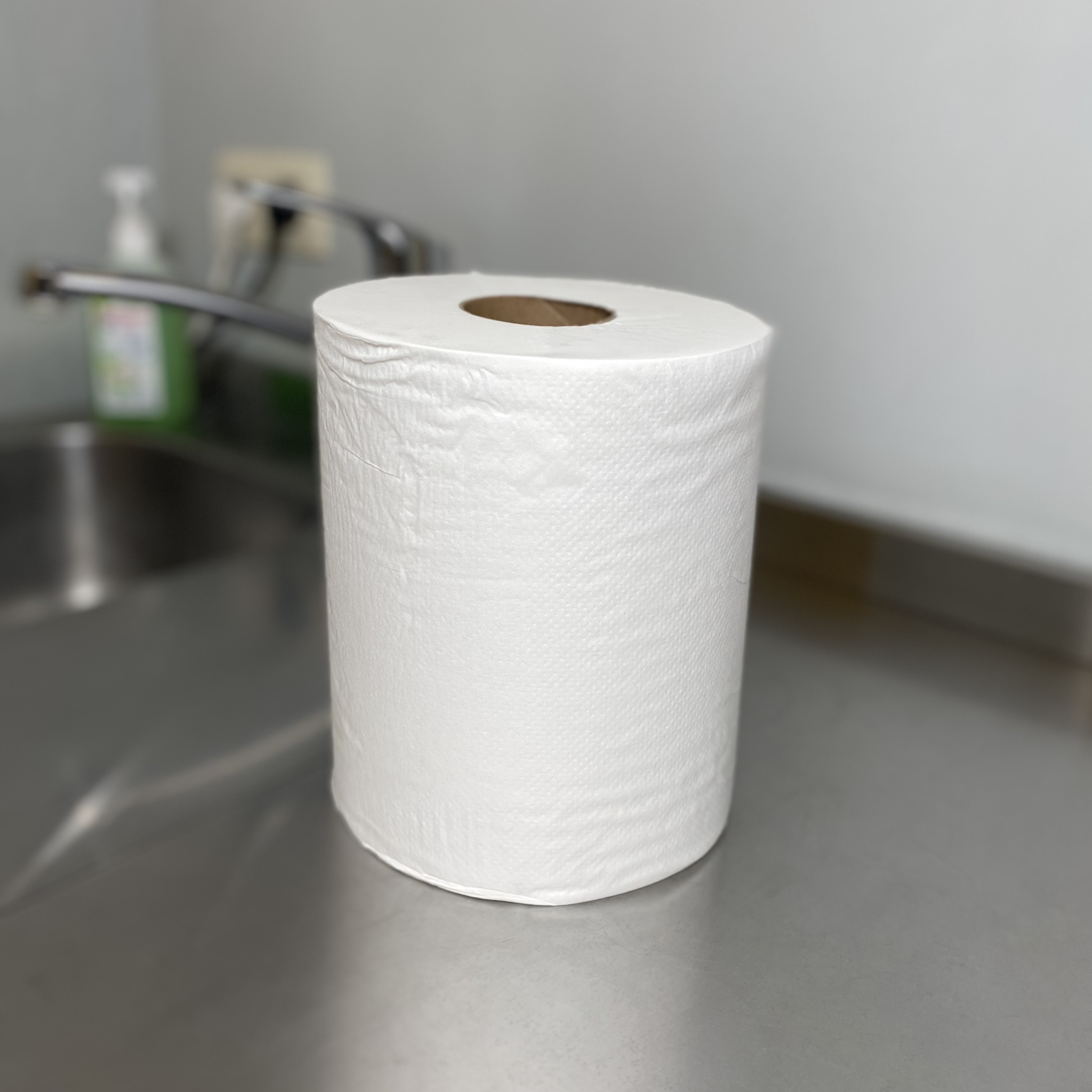 Papier d'essuyage MIDI 2-plis blanc prédécoupé