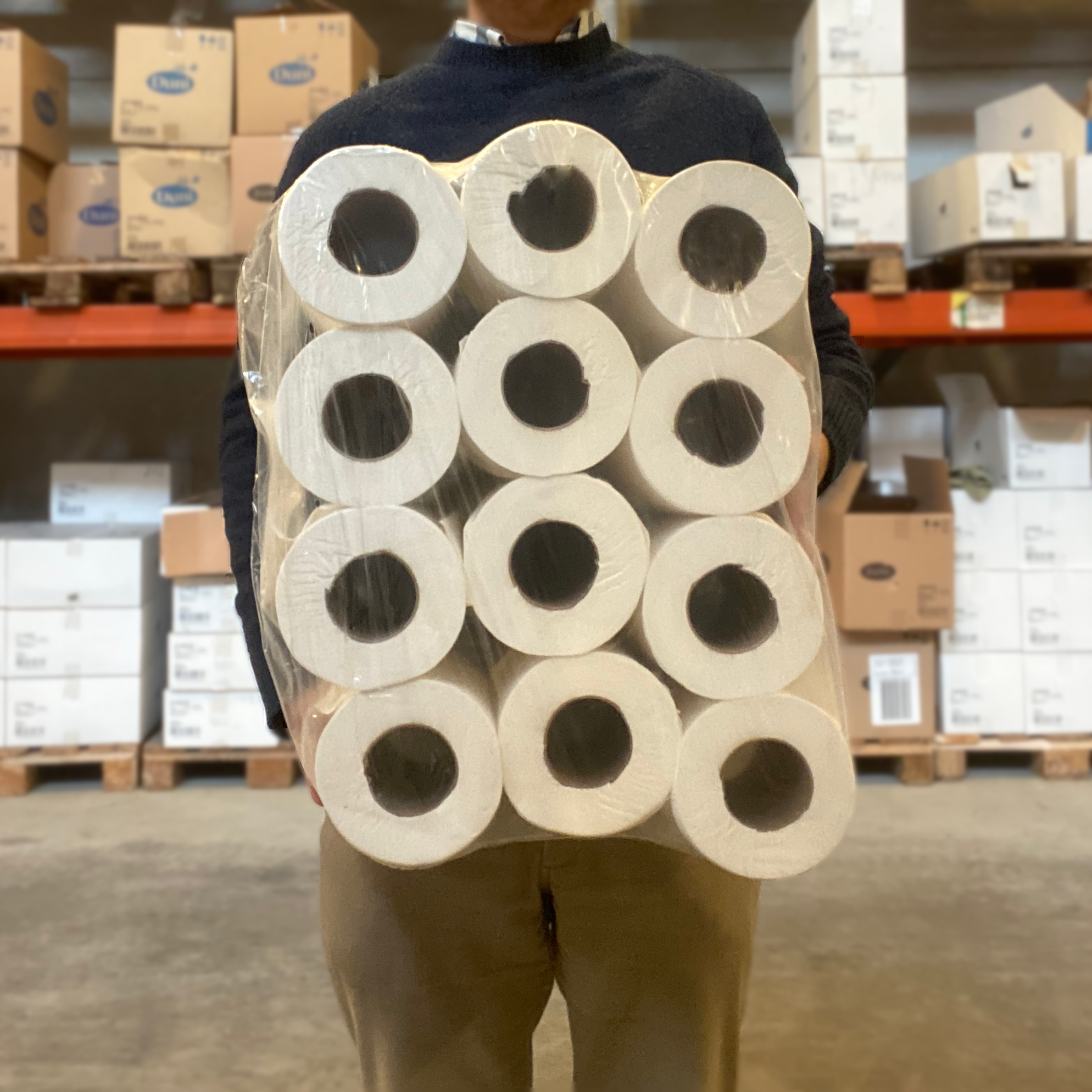 Papier d'essuyage MINI 1-ply blanc