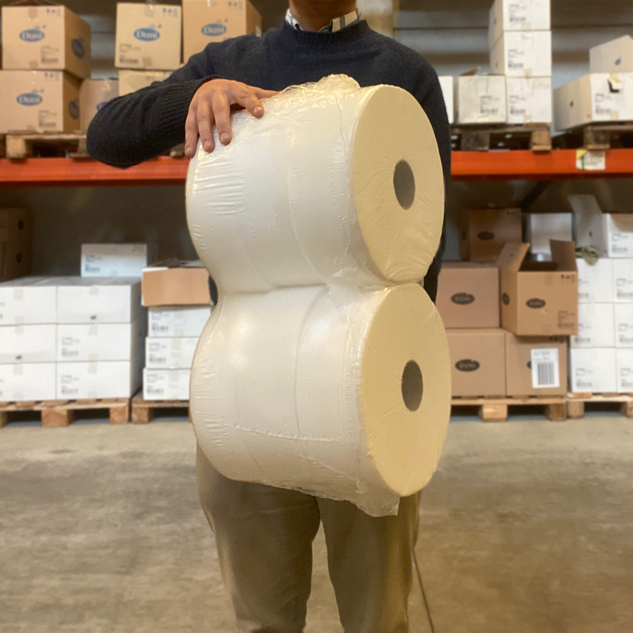 Papier de toilette 2-plis MAXI jumbo