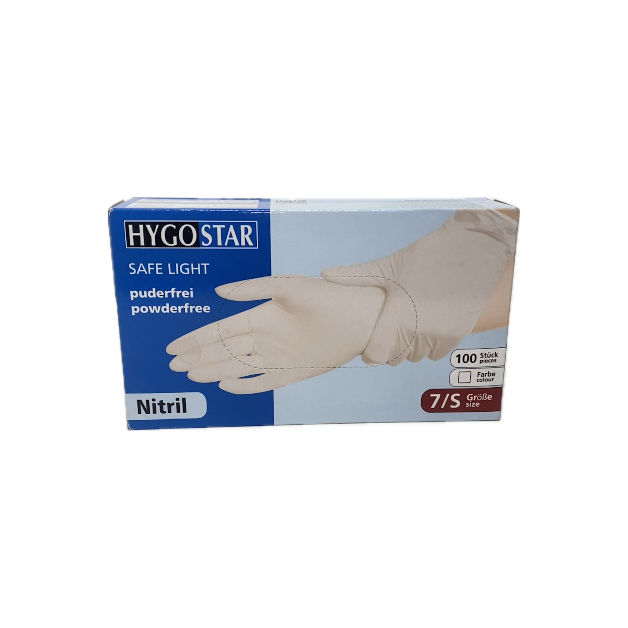 Gants Nitril Blanc taille S