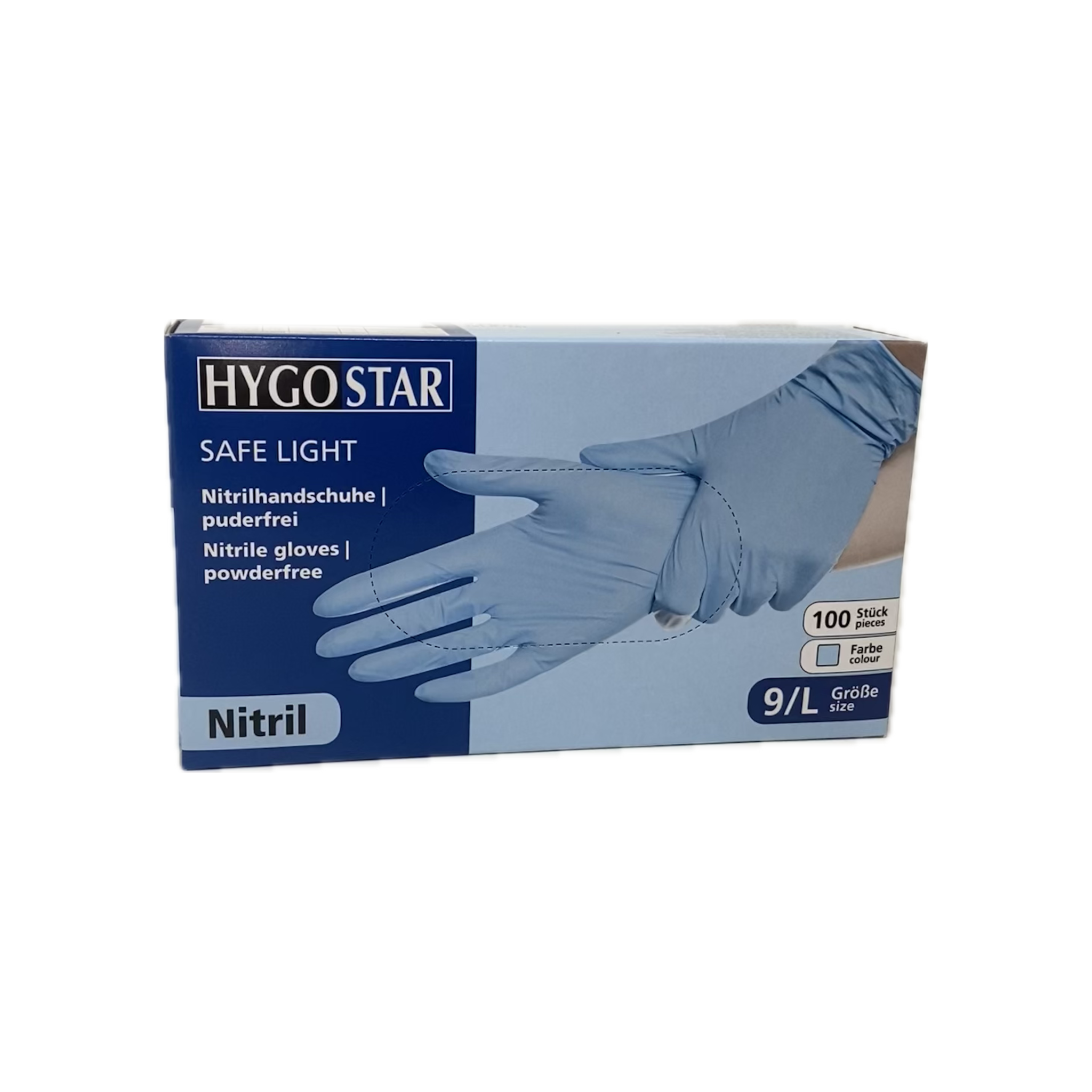 Gants Nitril Bleu taille L