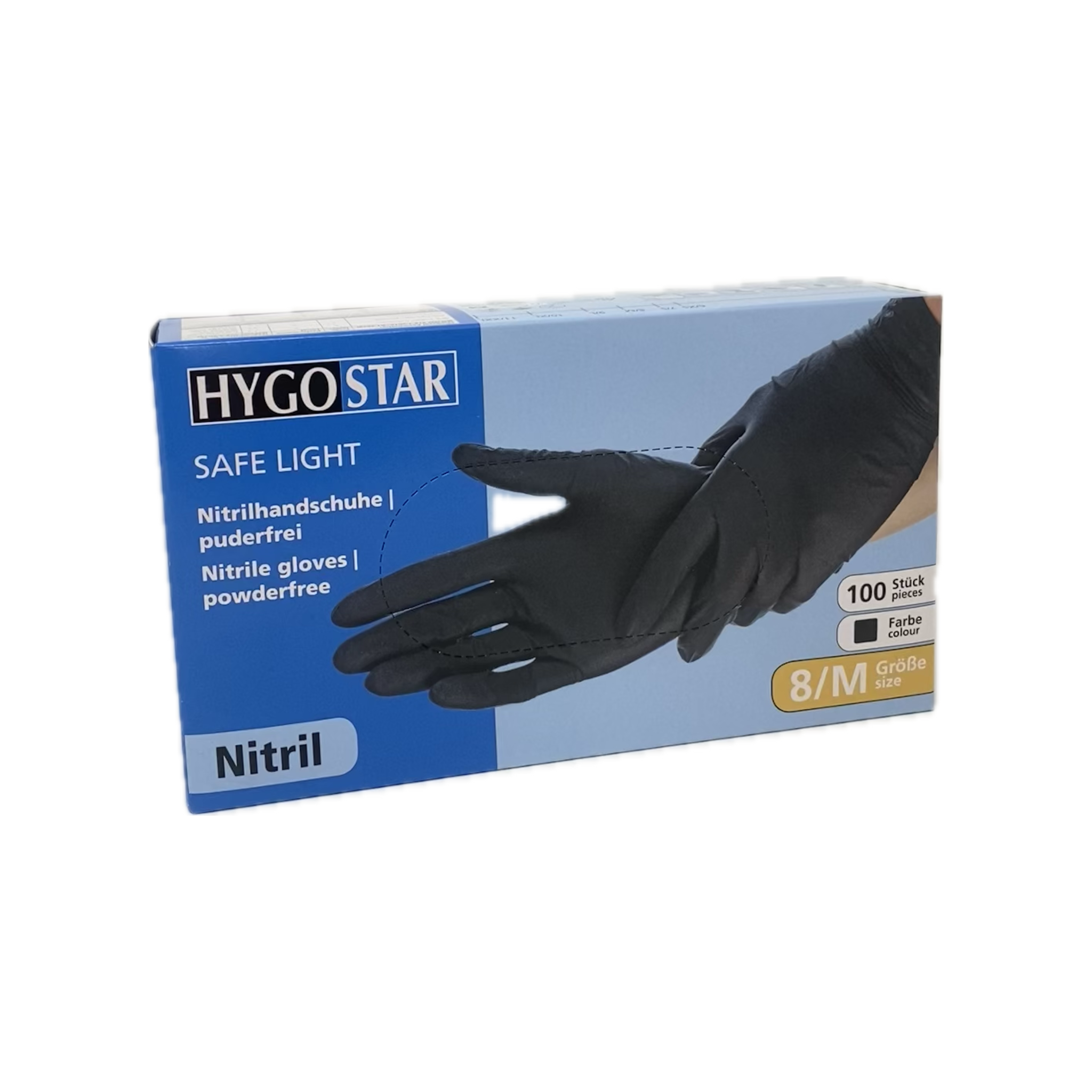 Gants Nitril Noir Taille M