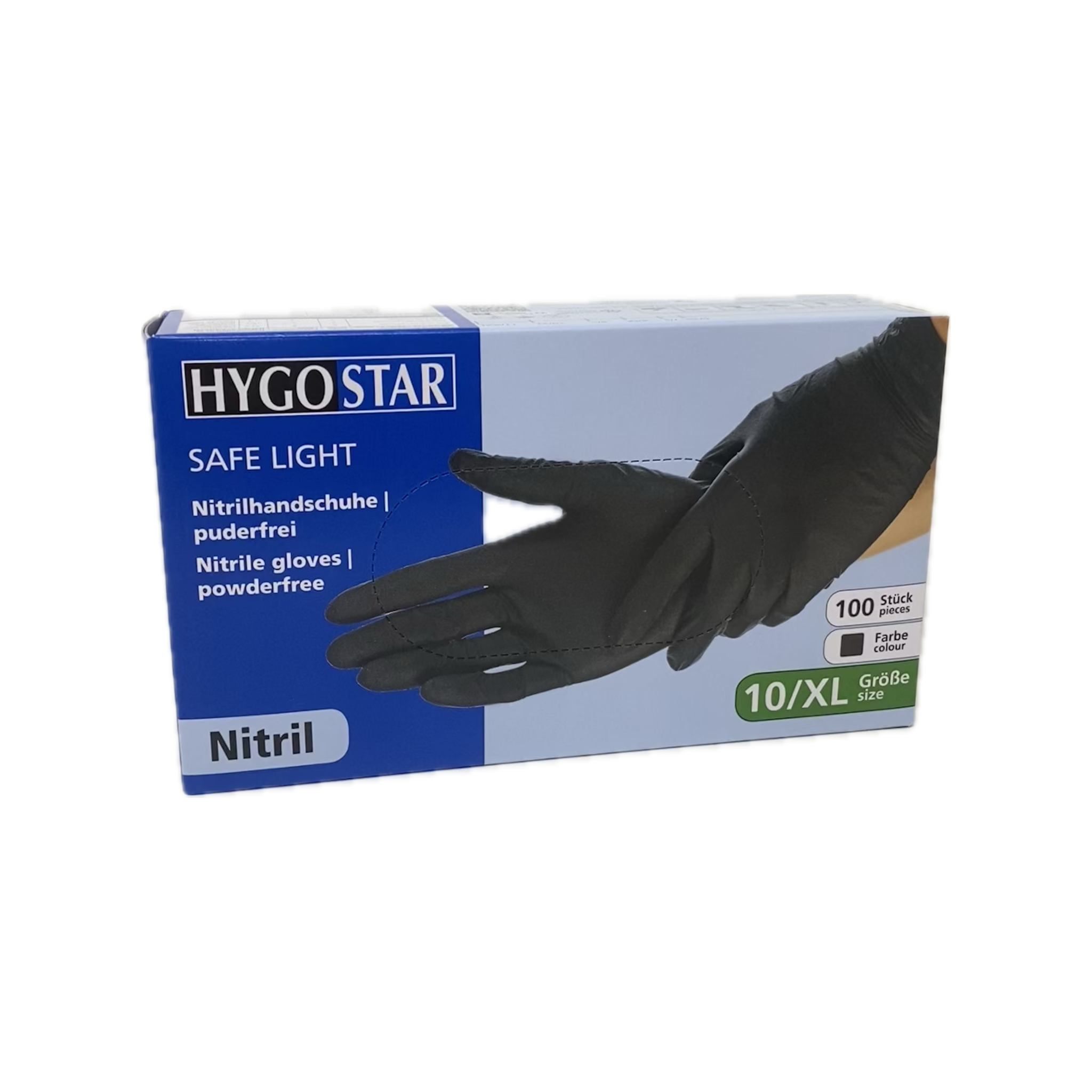 Gants Nitril Noir taille XL