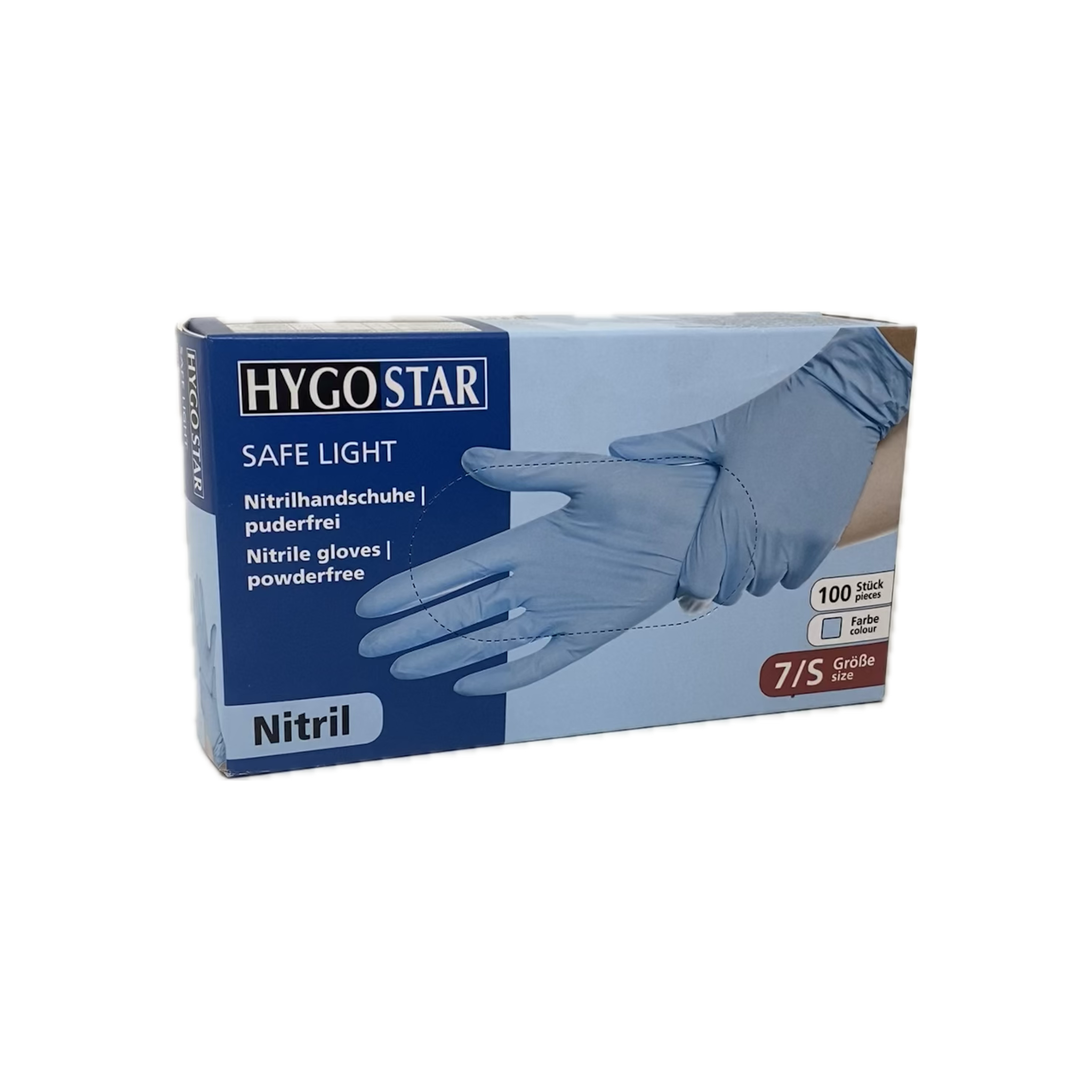 Gants Nitril Bleu taille Small