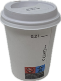 Couvercles pour gobelets en carton 200 et 300ml