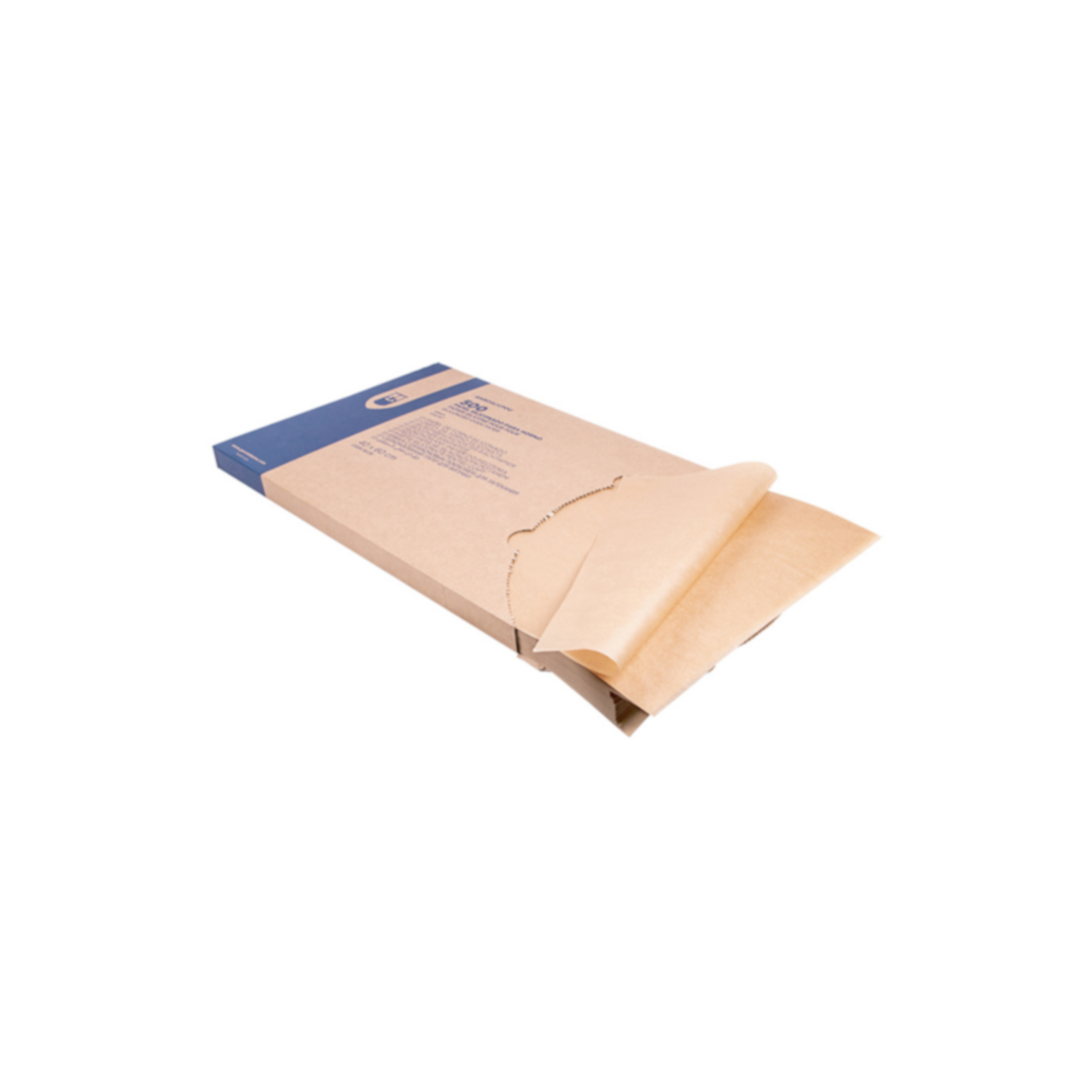 500 feuilles de papier cuisson brun 60x40cm