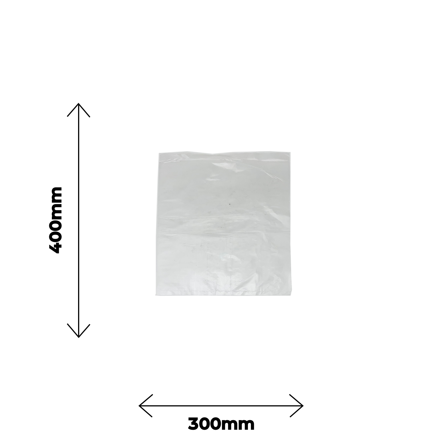 Sachet plat PEHD transluscide 30x40cm 20mic