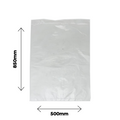 Sachet plat PEHD transluscide 50x85cm 40mic