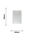 Sachet plat PELD transparent 16x26cm 17mic