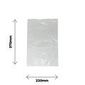 Sachet plat PELD transparent 22x37cm 25mic