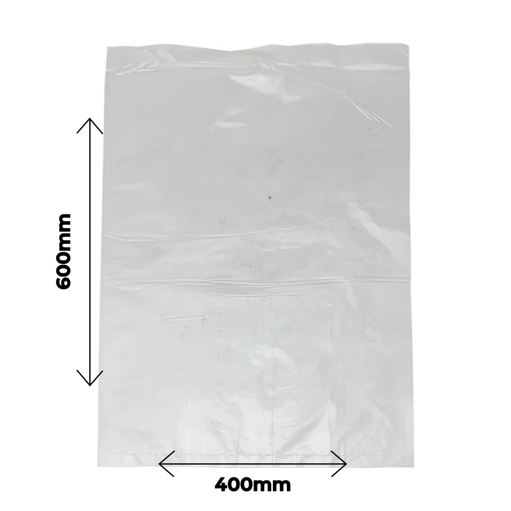 Sachet plat PELD transparent 40x60cm 40mic