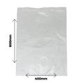 Sachet plat PELD transparent 40x60cm 40mic