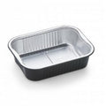 Ramequins alu premium 725cc noir/argent avec couvercle transparent
