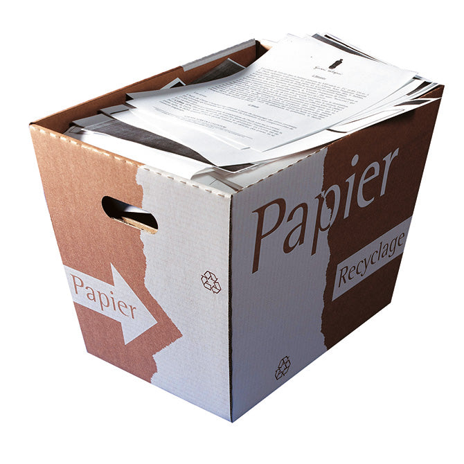 Corbeilles à papier en carton