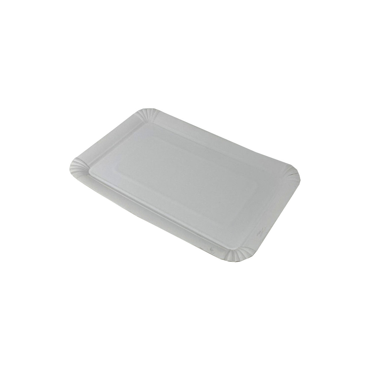 250 Assiettes en carton rectangulaires 13x20cm
