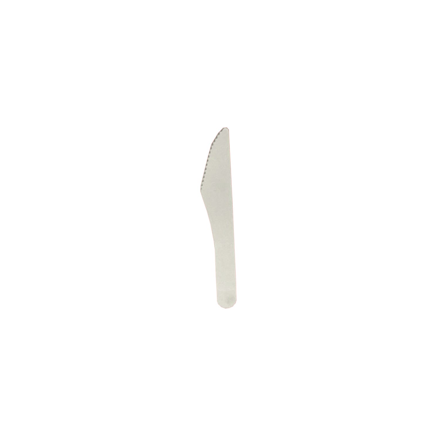 Couteaux en carton blanc