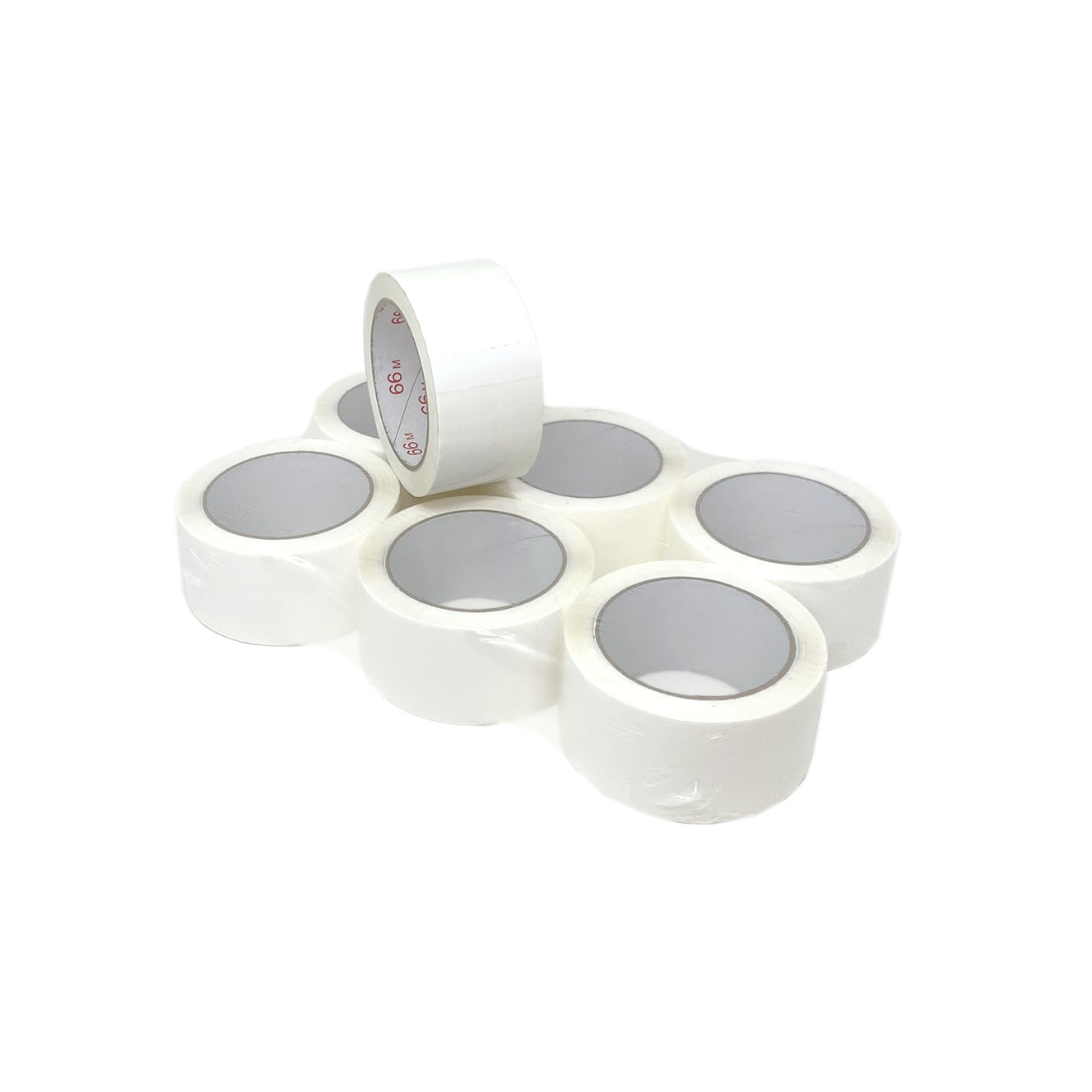 Bande adhésive PVC 50mm blanc