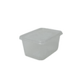 Barquette pour micro-ondes série 180 transparent 1000cc avec couvercle