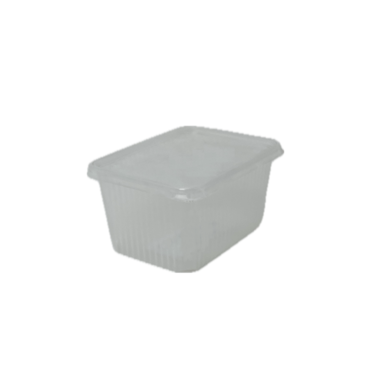 Barquette pour micro-ondes série 180 transparent 1000cc avec couvercle
