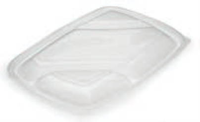 Barquettes 3 compartiments noir 975cc avec couvercle