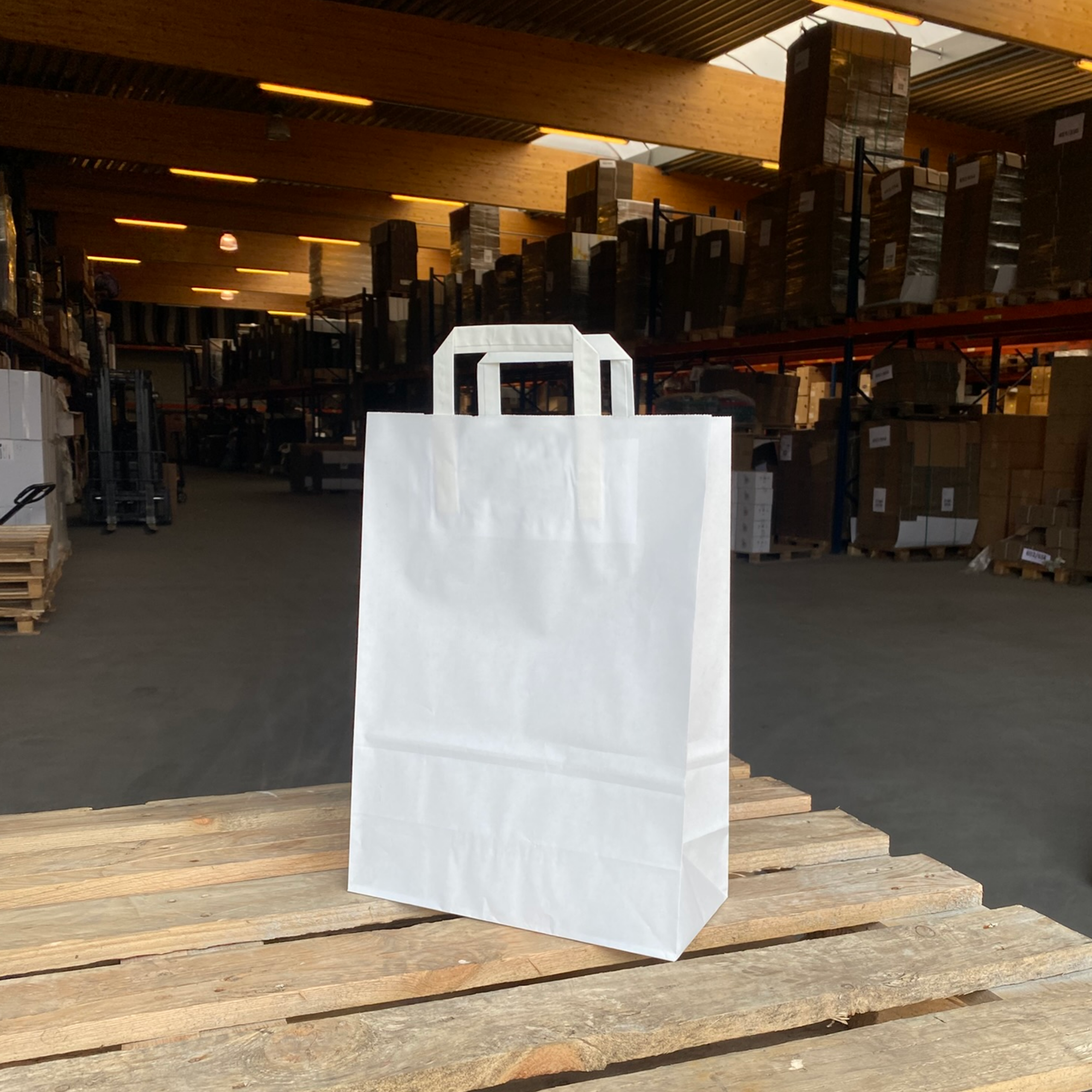 Sac papier blanc 27x12x37cm