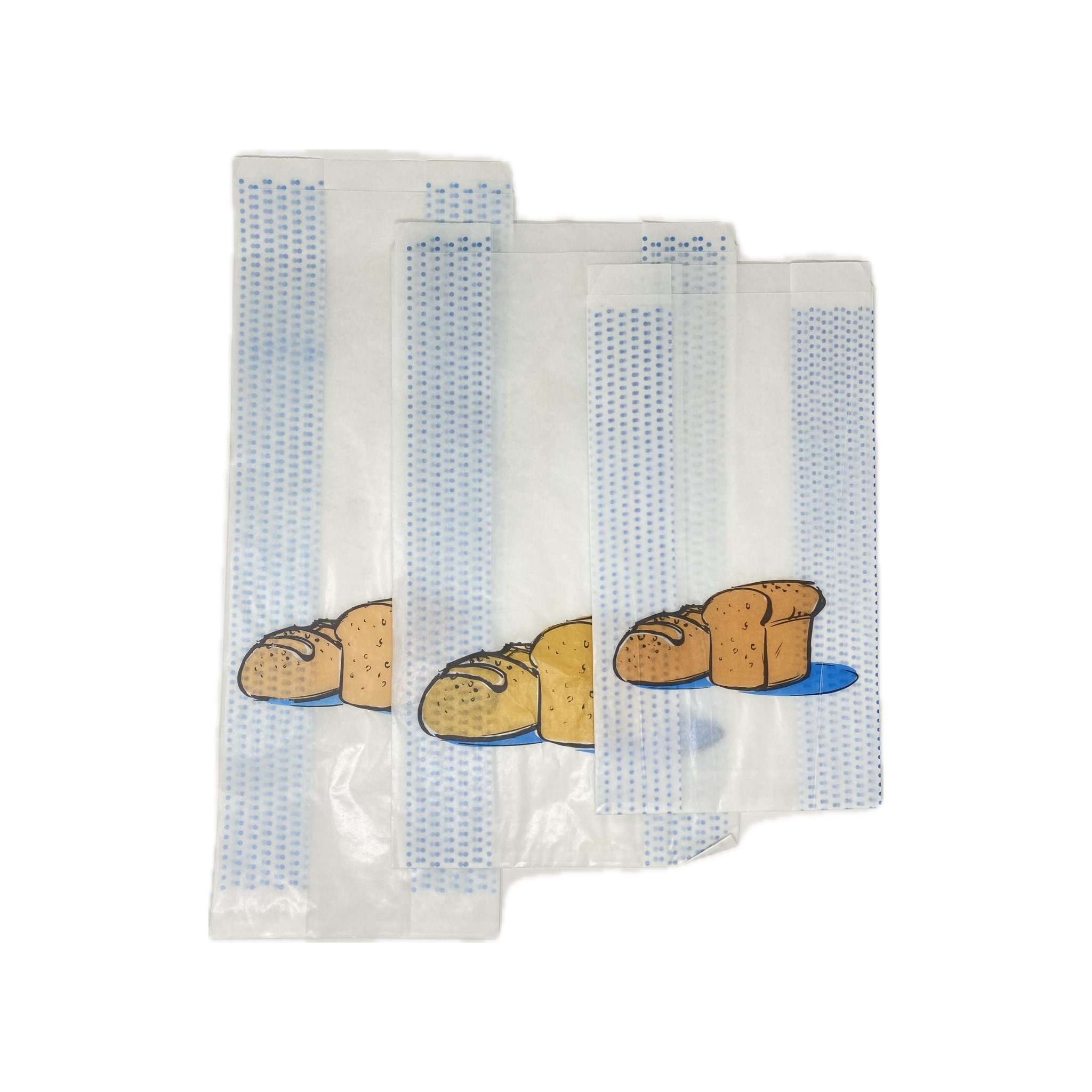 Sac à pain paraffiné 1/2kg rond 10kg