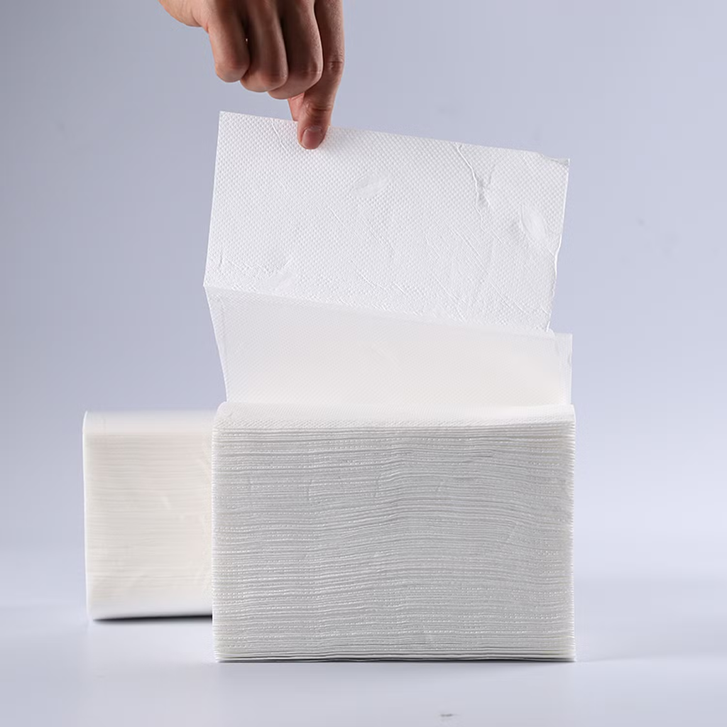 Essuie-mains V-fold 2-plis 21x22cm