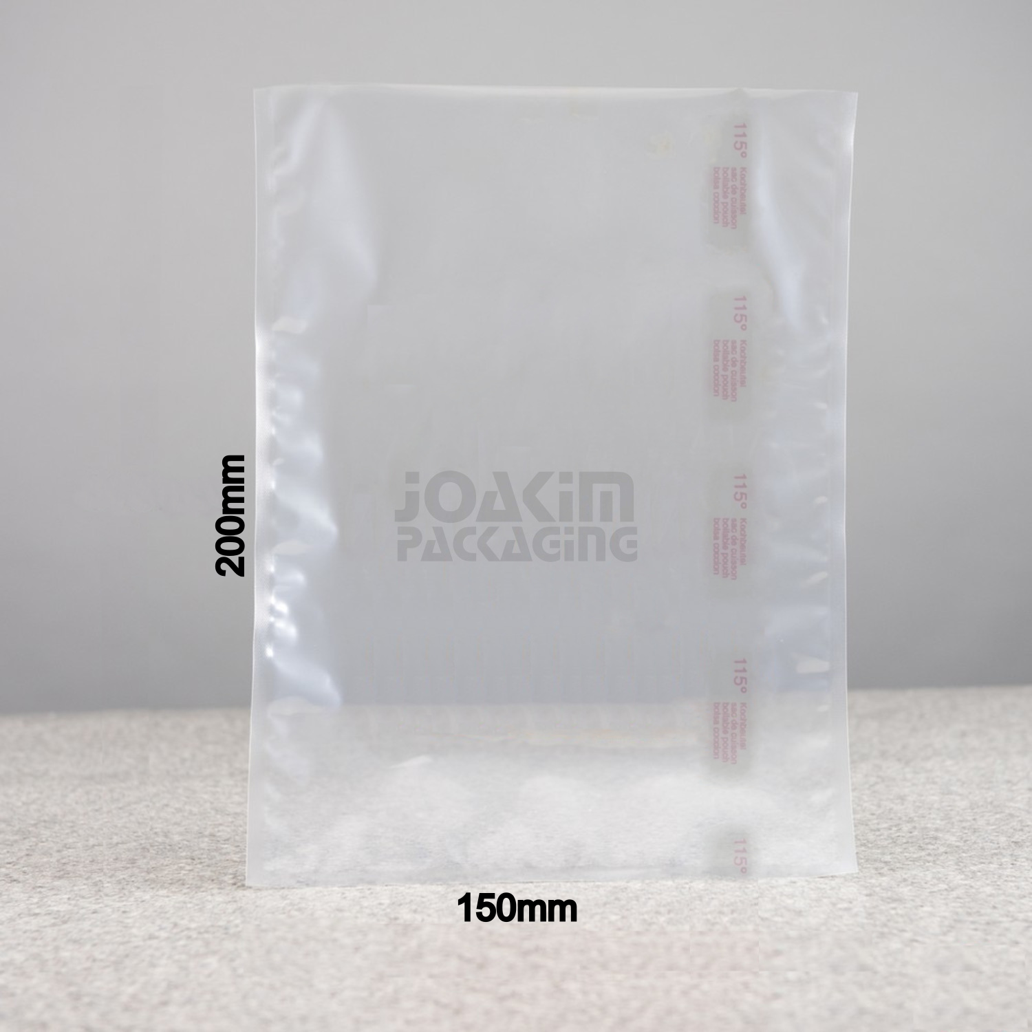 Sachets cuisson 115° 15x20cm 90mic