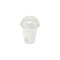 Gobelets à smoothie transparent 300ml avec couvercle dome + trou